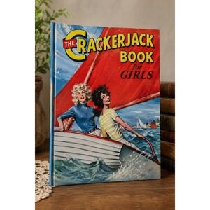 Vintage Crackerjack Book for Girls Childrens Press London 1950s Annual HC